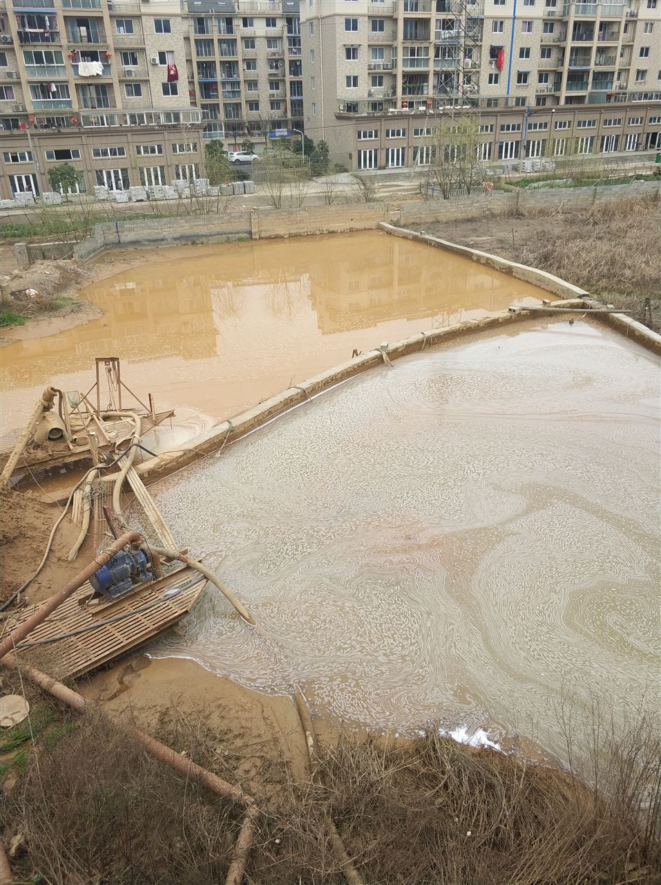 龙岗沉淀池淤泥清理-厂区废水池淤泥清淤